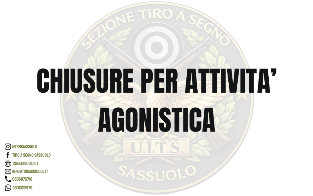 Chiusura straordinarie