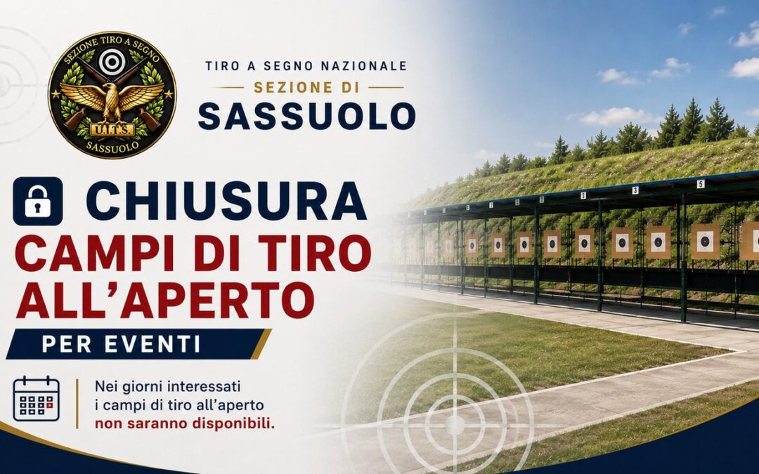 CHIUSURA CAMPI ALL’APERTO| Settembre 2026
