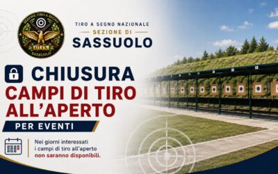 CHIUSURA CAMPI ALL’APERTO| Settembre 2026